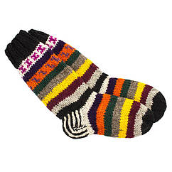 Шкарпетки теплі Тапа Kathmandu вовну яка M Різнобарвні візерунки (27280) ZZ, код: 7934036