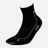 Шкарпетки InMove Runner Deodorant Silver 35-37 Black Green (1026-rdsblackgreen3537) ZK, код: 7338200