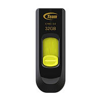 Флеш-накопитель USB3.0 32Gb Team C145 Yellow (TC145332GY01) ZK, код: 1901287