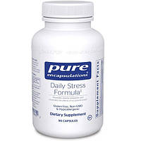 Комплекс для профилактики нервной системы Pure Encapsulations Daily Stress Formula 90 Caps PE ZK, код: 7797318