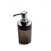 Дозатор для жидкого мыла темно-серый с серебряный Baroness Limpia 20001 ZK, код: 8357529