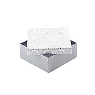 Коробка подарункова "Silver" 12 х 12 х 8 см, фото 2