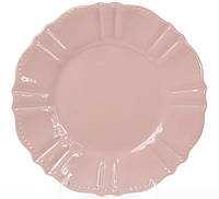 Набор Bona 6 десертных тарелок Leeds Ceramics SUN диаметр 20см каменная керамика Розовые DP40 GL, код: 7426235