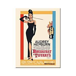 Магніт 8x6 см "Audrey Hepburn Breakfast At Tiffanys" Nostalgic Art (14180)