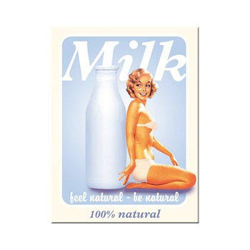 Магніт 8x6 см "Pin-Milk" Nostalgic Art (14022)