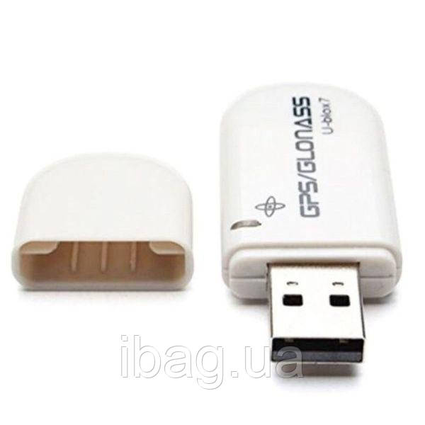 Usb GPS приймач для ноутбука Ublox 7 Білий (100269) IB, код: 1455580
