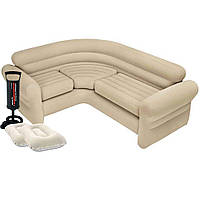 Надувной диван Intex 68575-2, 257 х 203 х 76 см IB, код: 2559846