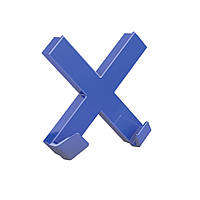 Магніт-тримач суперпотужний Dahle Mega Cross 90x90 мм Синій (4009729067994) GL, код: 1837904
