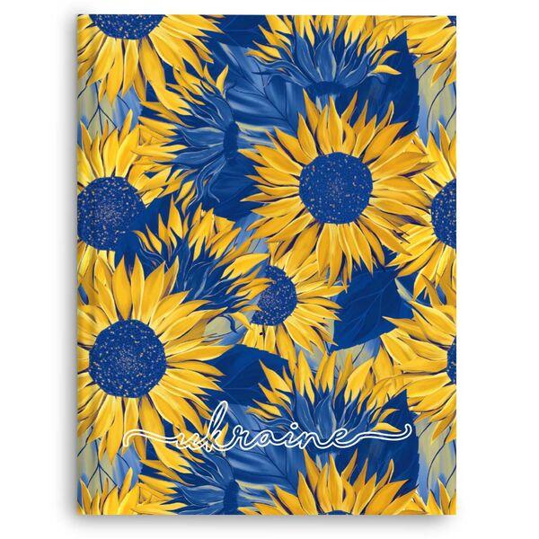 Блокнот А5 176 арк тв палітурка клітинка лам Соняшники 386