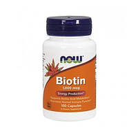 Биотин NOW Foods Biotin 1000 mcg 100 Caps GL, код: 7518263