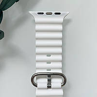 Силіконовий ремінець для Smart Watch Ocean Band 42/44/45/49 (Білий) 4753175
