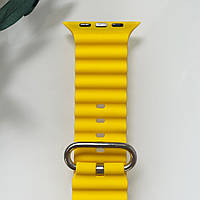 Силіконовий ремінець для Smart Watch Ocean Band 42/44/45/49 (Жовтий) 4753176