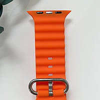 Силіконовий ремінець для Smart Watch Ocean Band 42/44/45/49 (Помаранчевий) 4753177