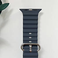 Силіконовий ремінець для Smart Watch Ocean Band 42/44/45/49 (Темно-сірий) 4753178