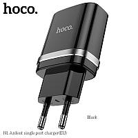 Адаптер мережевий HOCO Ardent single port charger N1 |1USB, 2.4A, 12W| (Safety Certified) 4756047