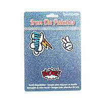 Дисплей шеврони Iron on Patches "Boom!!!"