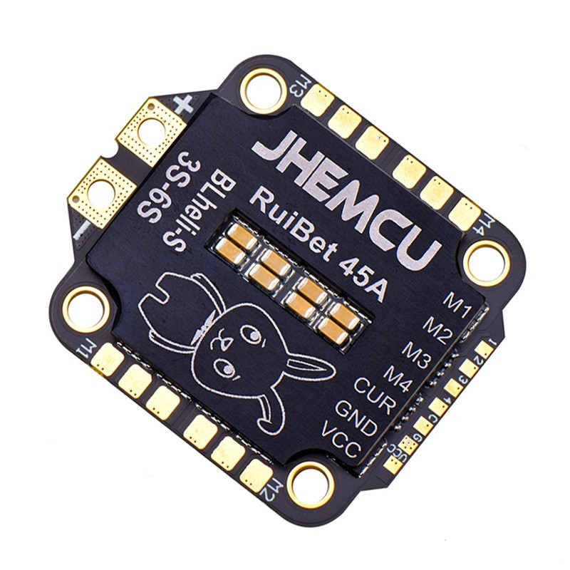 Регулятор моторів ESC 45A JHEMCU RuiBet 4в1 3-6S Lipo, для FPV дронів