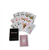 Карты игральные покерные пластиковые Duke Poker Club 54 листа 87x62 мм (DN26238RED) MN, код: 5526142