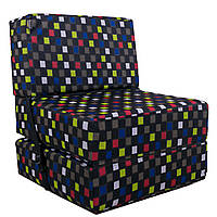 Бескаркасное кресло раскладушка Tia-Sport Принт поролон 210х80 см (sm-0890-8) MN, код: 6537841