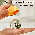 Сферична форма для льоду Жовта Лучшая цена, фото 5