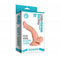 Фаллоимитатор Vscnovelty на присоске Lifelike Extreme Soft Dong 7.5 GL, код: 7837838