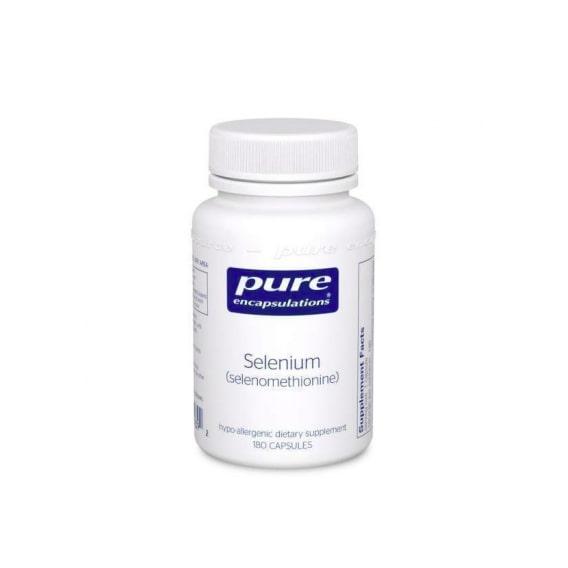 Комплекс Селен і Молібден Pure Encapsulations Selenium (selenomethionine) 200 mcg 180 Caps PE GL, код: 7645887