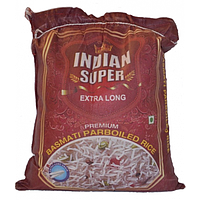 Рис басмати пропареный Indian Super Extra Long 5 кг