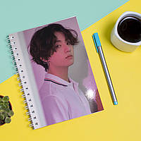 Скетчбук Sketchbook блокнот для рисования с принтом Jungkook BTS А3 Кавун 48 GL, код: 8301518