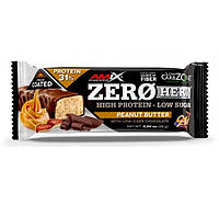 Протеиновый батончик Amix Nutrition Low-Carb ZeroHero Protein Bar 65 g Peanut Butter GL, код: 7620909
