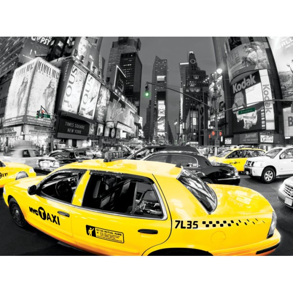 Фотокартина Yellow Cabs 60 х 80 см