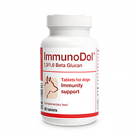Витаминно-минеральная кормовая добавка для иммунитета собак Dolfos ImmunoDol - 90 таб. 138-90 GL, код: 7739801