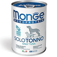 Корм Monge Monoprotein Dog Solo Tonno влажный с тунцом для взрослых собак 400 гр GL, код: 8452353