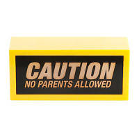 Табличка с подсветкой "Внимание! Родители не допускаются!"