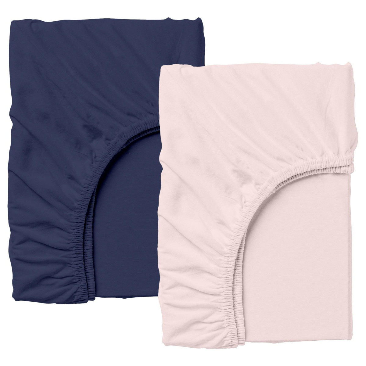 Набір простирадло на резинці 160х200 DARK BLUE / PUDRA артикул 4577352