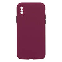 Чехол Full Frame Camera Protective для Apple iPhone X Xs Garnet KS, код: 7559139