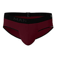 Мужские анатомические слипы из хлопка Anatomic Slips Black Series бордовый MAN's SET XL MN, код: 8223932