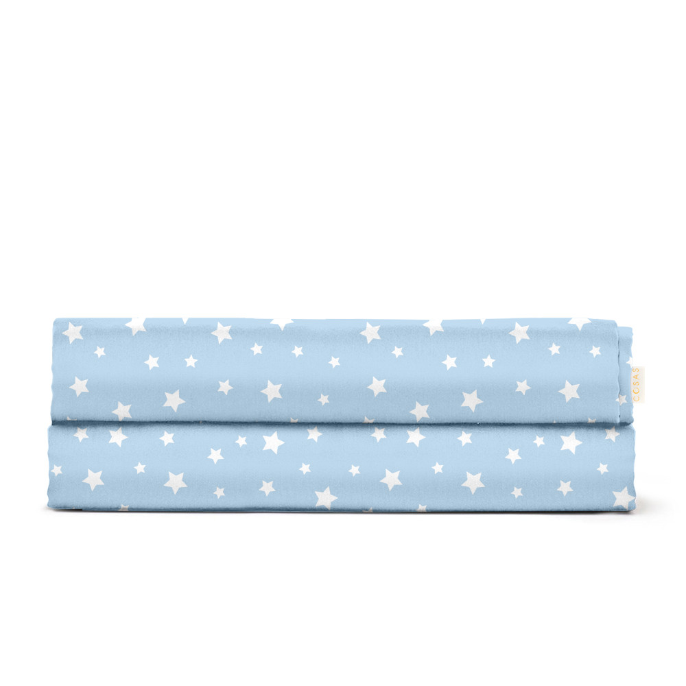 Дитяче простирадло 110х160 LIGHT BLUE STARFALL CS1 4588862
