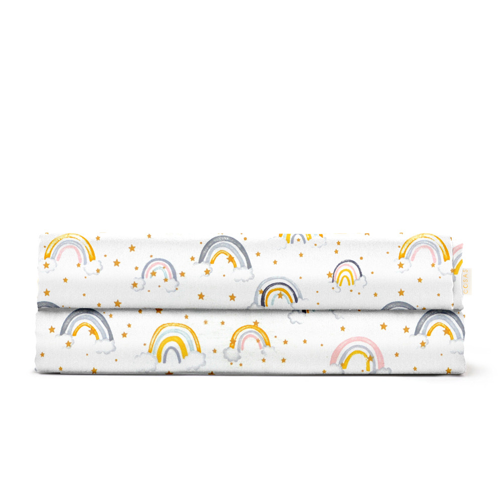 Дитяче простирадло 110х160 RAINBOW CS1 4588853