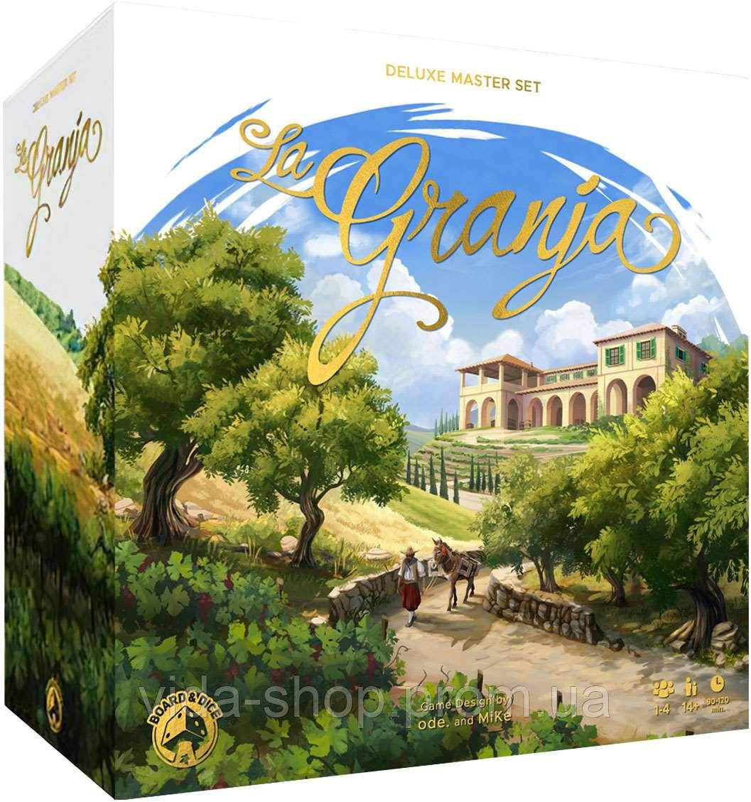 Настільна гра Ла Гранха: Делюксове видання / La Granja: Deluxe Master Set економічна, ферма - Vida-Shop
