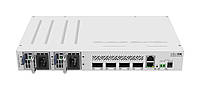 Коммутатор MikroTik CRS504-4XQ-IN (4x100G QSFP28 , 1xFE LAN, POE-IN, DC JACK, 2-PIN, Dual PSU BS, код: 8304542
