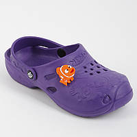Кроксы детские 339787 р.32-33 (19,5) Fashion Фиолетовый HR, код: 8383364