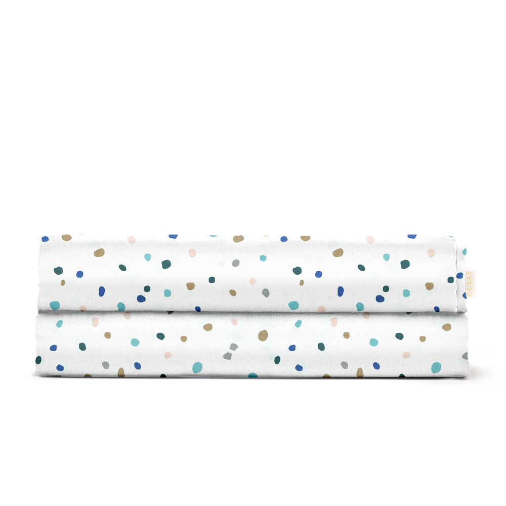 Дитяче простирадло 110х160 COLORFUL BLOTS CS1 4588802