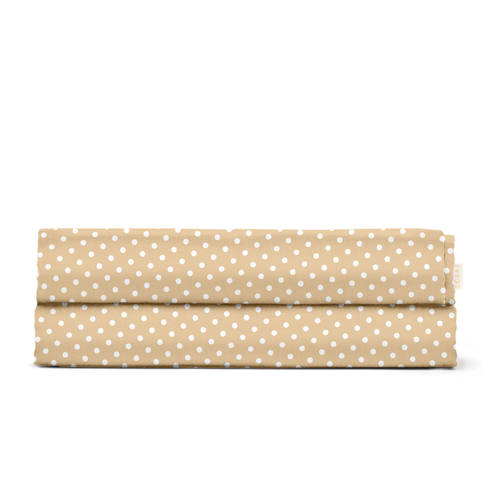 Дитяче простирадло 110х160 BEIGE DOTS CS1 4588819