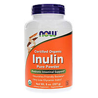 Инулин органический Inulin Now Foods порошок 227 г BS, код: 7701478