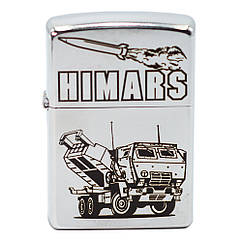 Запальничка бензинова Zippo Street Chrome 207 з гравіюванням Himars Срібляста (207 H) BS, код: 7621428