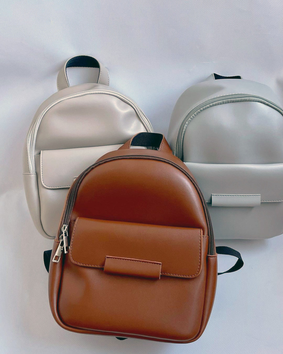 РУДИЙ — якісний фабричний заокруглений рюкзак із металевою фурнітурою, з кишенею спереду (Луцьк, 779) 4740129, фото 1