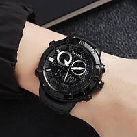 Часы наручные мужские SKMEI 2014BKBK, часы скмей мужские, оригинальные мужские UJ-553 часы спортивные