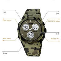 Часы для мужчины SKMEI 2109CMGN | Водостойкие тактические часы | Часы DU-687 военные мужские