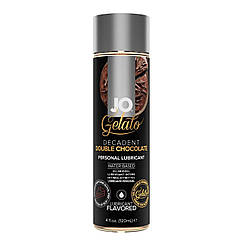 Лубрикант водний System JO GELATO Double Chocolate смак шоколад 120 мл (SO3503) BS, код: 1771025