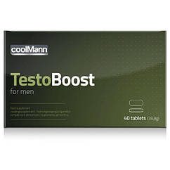 Препарат для чоловічої сили Cobeco CoolMann Testoboost For Men 40шт BS, код: 7723833